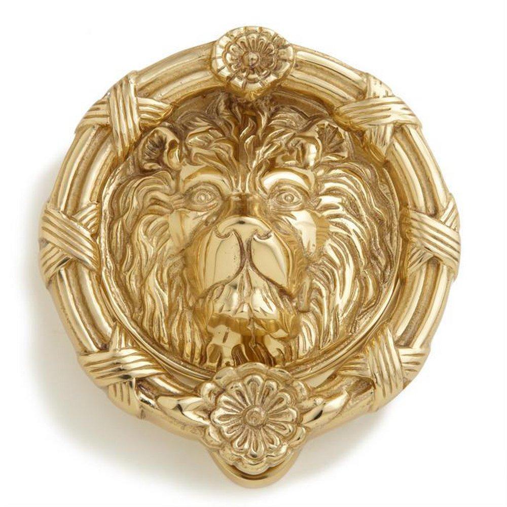 Signature Hardware Polished Brass 5-3/8 in. Brass Door Knocker 