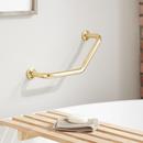 16-3/4 in. Grab Bar in Polished Brass