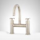 Signature Hardware Brushed Nickel Two Handle Roman Tub Faucet 