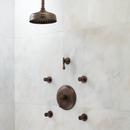 Two Handle Single Function Shower System in Oil Rubbed Bronze