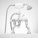 Three Handle Roman Tub Faucet in Chrome (Trim Only)
