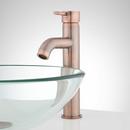 Single Handle Vessel Filler Bathroom Sink Faucet in Antique Copper