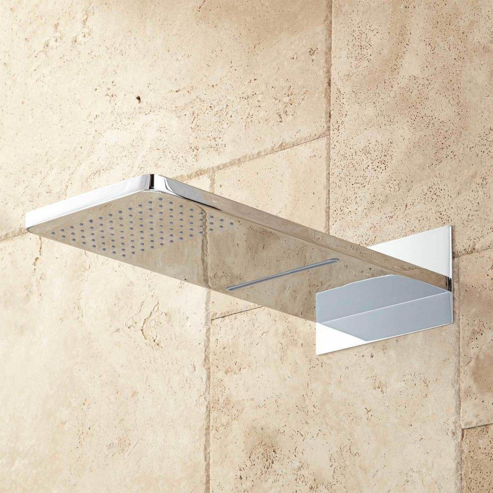 Signature Hardware Chrome Two Handle Single Function Shower System 