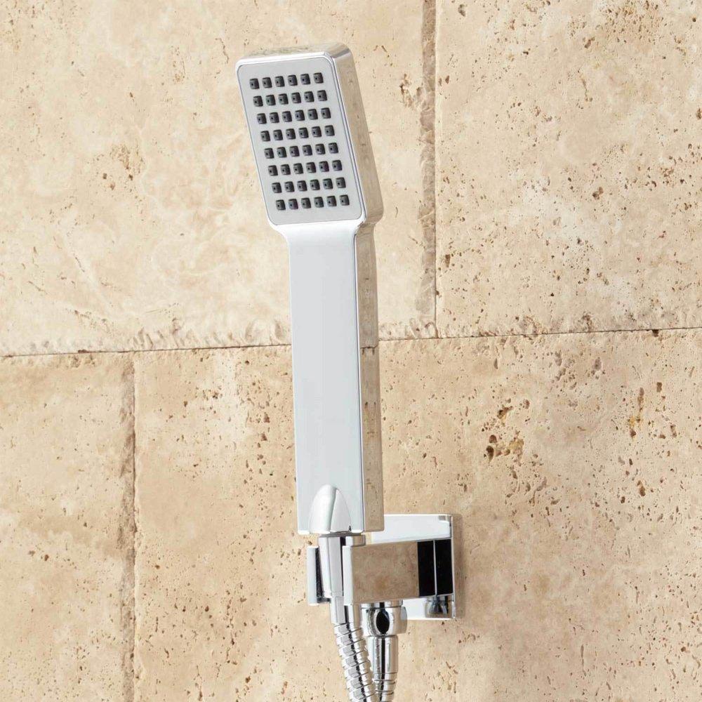 Signature Hardware Chrome Two Handle Single Function Shower System 