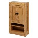 20 x 36 in. Surface Mount Medicine Cabinet in Golden Oak with Bale Pulls