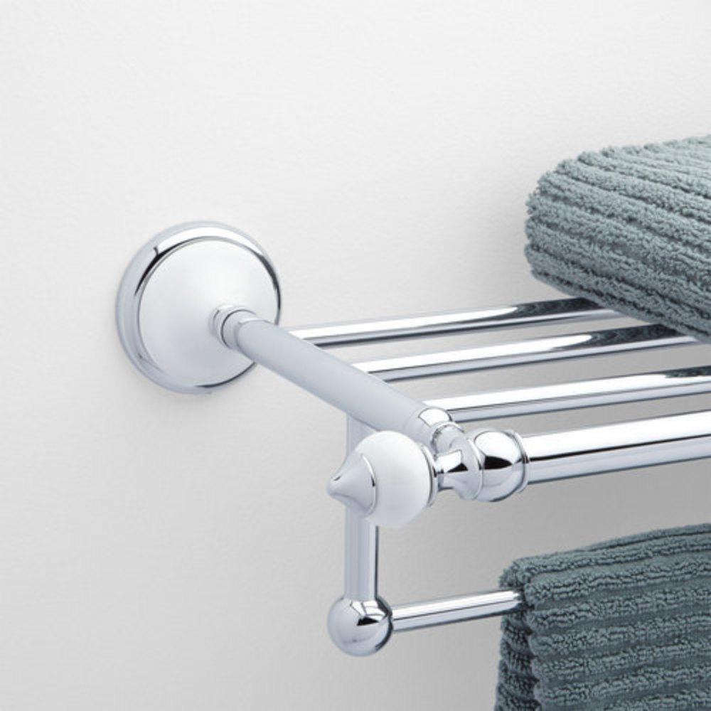 Signature Hardware Chrome 25-3/4 in. Towel Holder 
