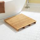 24 in. Bamboo Bath Mat in Brown