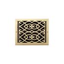 9 x 12 in. Residential Brass Ceiling & Sidewall Register in Polished Brass