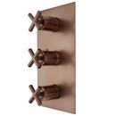 Three Handle Bathtub & Shower Faucet in Oil Rubbed Bronze