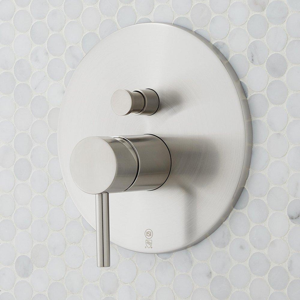 Signature Hardware Brushed Nickel Single Handle Single Function Shower System 