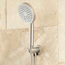 Signature Hardware Brushed Nickel Single Handle Shower System with Rainfall Showerhead and Hand Shower 