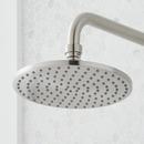 Signature Hardware Brushed Nickel Single Handle Shower System with Rainfall Showerhead and Hand Shower 