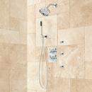 Two Handle Single Function Shower System in Chrome