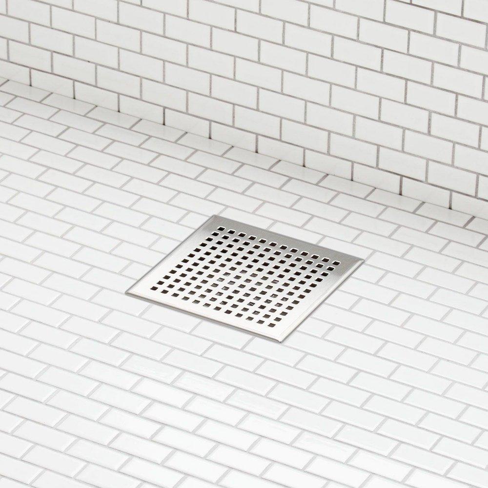 6" THORNTON SQUARE SHOWER DRAIN - B 