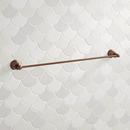 Signature Hardware Oil Rubbed Bronze 25-1/2 in. Towel Bar in Oil Rubbed Bronze 