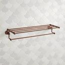 Signature Hardware Oil Rubbed Bronze 25-5/8 in. Towel Bar in Oil Rubbed Bronze 