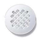 4-1/4 in. Stainless Steel Snap-In Shower Drain Strainer in Chrome