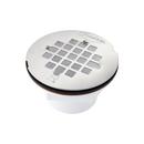 Signature Hardware Plastic Shower Drain with Stainless Steel grid 