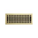 4 x 8 in. Residential Brass Ceiling & Sidewall Register in Polished Brass