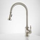 Signature Hardware Brushed Nickel Single Handle Pull Down Kitchen Faucet 
