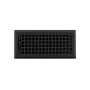 Signature Hardware Black 8 in. Floor Register in Black Cast Iron 