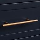 Signature Hardware Midnight Navy Blue 60 in. Floor Mount Vanity 