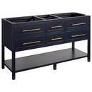 Signature Hardware Midnight Navy Blue 60 in. Floor Mount Vanity 
