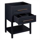 Signature Hardware Midnight Navy Blue 60 in. Floor Mount Vanity 