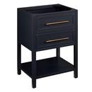 Signature Hardware Midnight Navy Blue 60 in. Floor Mount Vanity 