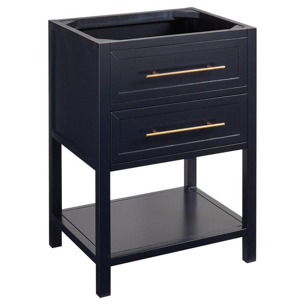 Signature Hardware Midnight Navy Blue 24 in. Floor Mount Vanity 