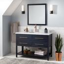 Signature Hardware Midnight Navy Blue 60 in. Floor Mount Vanity 