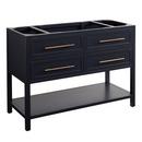 Signature Hardware Midnight Navy Blue 60 in. Floor Mount Vanity 