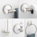 Signature Hardware Brushed Nickel 5 Piece Bathroom Accessory Set 