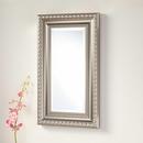 Signature Hardware Brushed Nickel 15 x 26 in. Recessed Mount Medicine Cabinet 