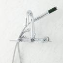 Signature Hardware Polished Chrome Three Handle Wall Mount Filler 