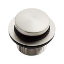 Signature Hardware Brushed Nickel Brass Pop-Up Tub Drain 