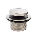 Signature Hardware Brushed Nickel Brass Pop-Up Tub Drain 