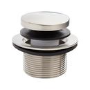 Signature Hardware Brushed Nickel Brass Pop-Up Tub Drain 