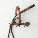 Signature Hardware Oil Rubbed Bronze Three Handle Wall Mount Filler 