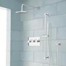 Signature Hardware Brushed Nickel Three Handle Single Function Shower System 
