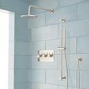 Signature Hardware Brushed Nickel Single Function Shower System 