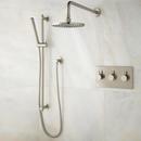 Signature Hardware Brushed Nickel Single Function Shower System 