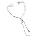 Shower Curtain Rings in Brushed Nickel (Pack of 24)
