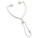 Signature Hardware Brushed Nickel Shower Curtain Rings (Pack of 24) 