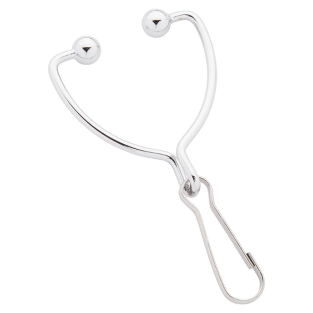 Signature Hardware Chrome 36 Rings Brass Open Shower Curtain Rings 