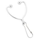 Signature Hardware Chrome 36 Rings Brass Open Shower Curtain Rings 