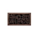 Signature Hardware Oil Rubbed Bronze 10 in. for Residential Floor Register in Oil Rubbed Bronze Steel 