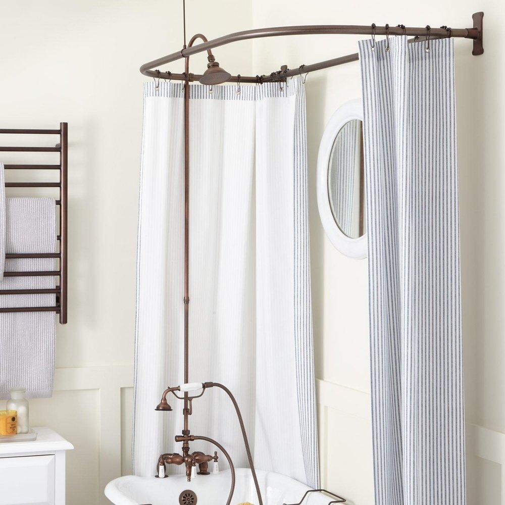 RIM MOUNT CLAWFOOT TUB HAND SHOWER 