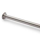 36 in. Wall Mount Straight Shower Rod in Polished Brass