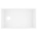 Signature Hardware White 33 x 19 in. Fireclay Single Bowl Farmhouse Kitchen Sink 